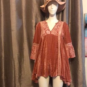 Boho Velour Top/Dress